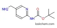 Molecular Structure of 654679-12-6 (5-(Aminomethyl)-2-(N-Boc)Aminopyridine)